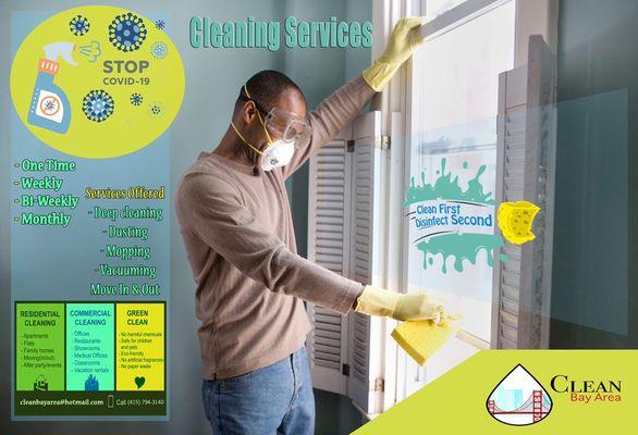 Let us clean and disinfect your home.