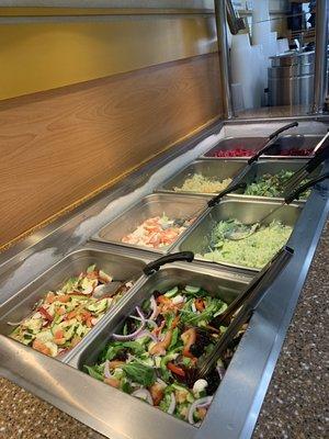 Fresh salad bar :)