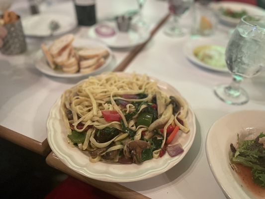 Vegan Mediterranean pasta