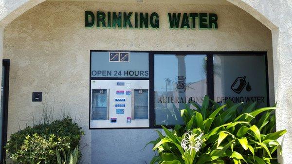 24 hours self service water dispenser.