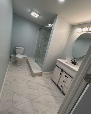 Full bathroom remodel