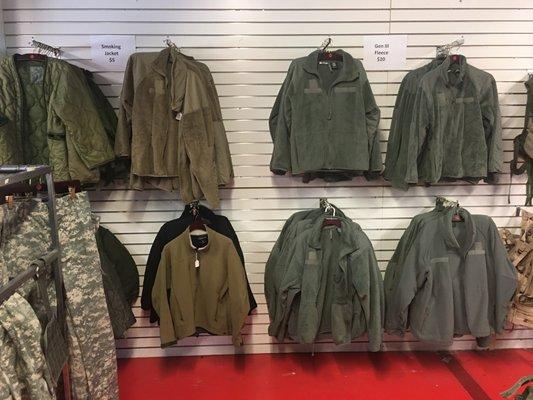 All types of jackets