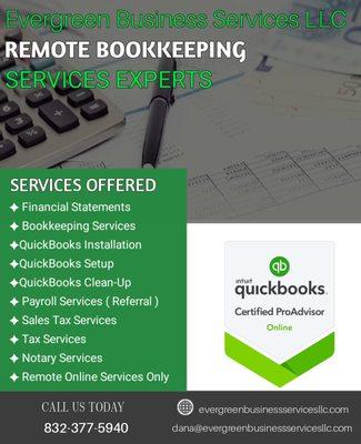 Certified Quickbooks ProAdvisor