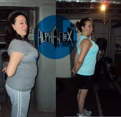 Down 13.8lbs and 5.5 inches in her waist
 
 Congrats to Danielle, She is my most serious client as the photo clearly shows