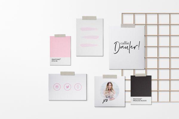 Callie Dauler - branding identity, logo, art direction