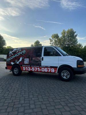 Vehicle Wrap for Redmon's Auto Care Van