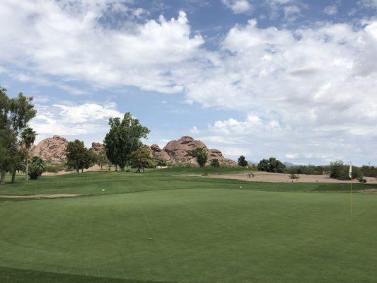 Gorgeous view on the golf course in Arizona!