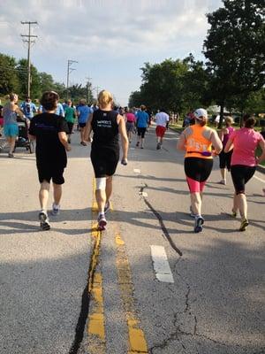 I LOVE that shirt! "Where's the finish?" Ha!