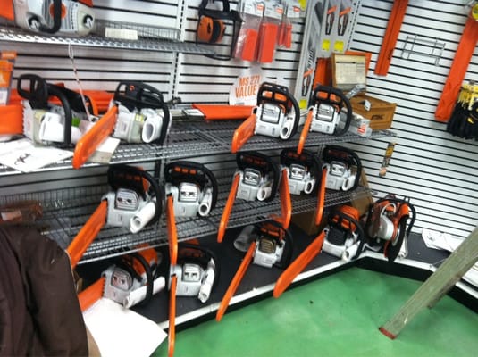 Stihl Chainsaw section, good selection .