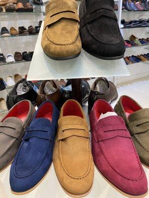 Men's suede shoes