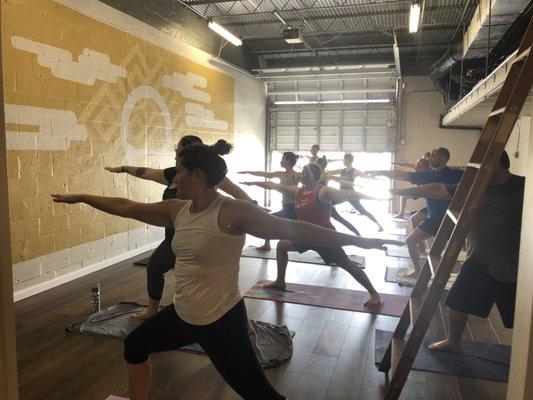 Yoga Punx! donation-based yoga class offered saturday mornings from 10:30-11:30am ... check it out at homsouthflorida.com