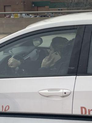 Employee/ Driver on cell phone