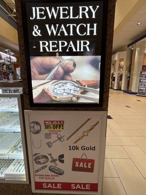 We fix all kind jewelry and watches