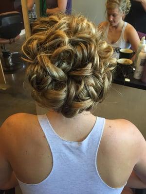 Bridal updo