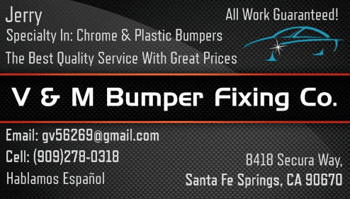 V & M Bumper Fixing Co.