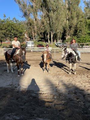 Horse back riding