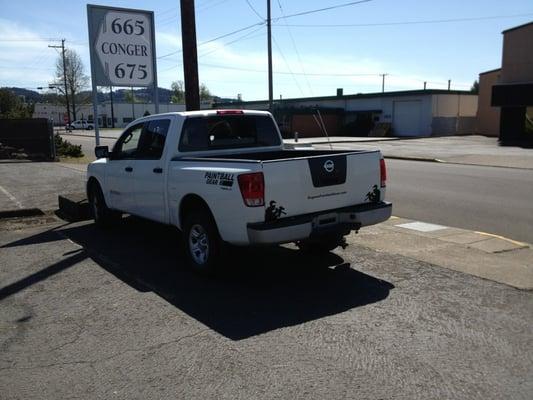 Paint ball gear truck