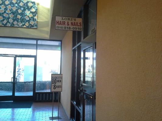 Lori's Hair & Nails Store Front, Ardenwood Plaza Shopping Center, Fremont, CA.