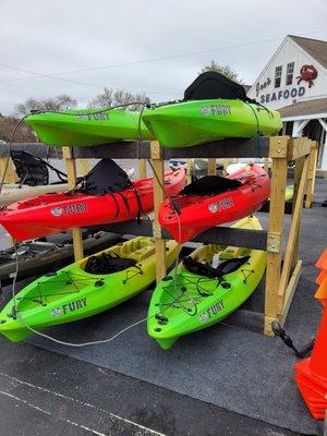 White Knuckle Fury Kayaks!