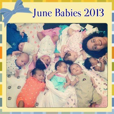 Tania with her June 2013 centering babies!!