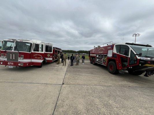 Air Force Fire Protection demonstration.