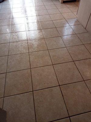 Tile and grout