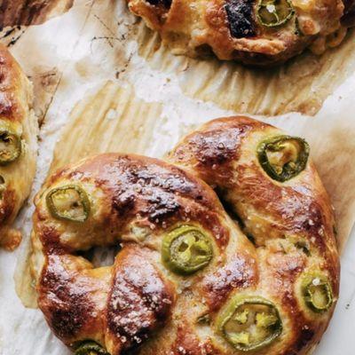 Pretzel of the month, jalapeno bacon.