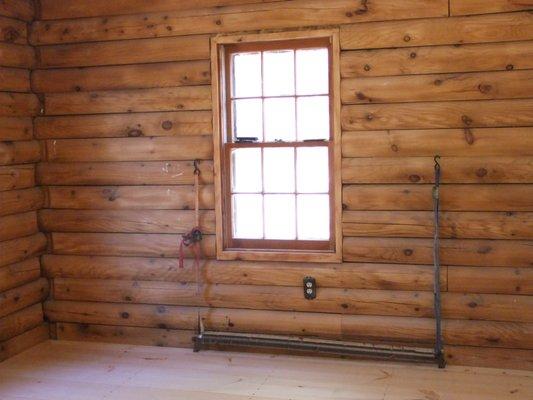 Remodel of log cabin