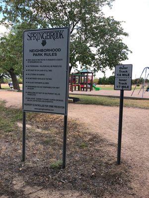 Park rules