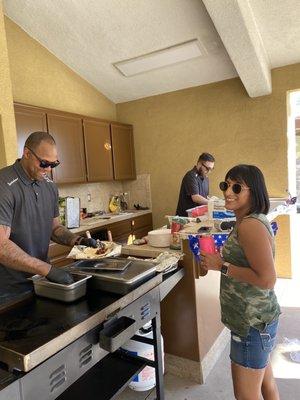 Serving up our happy guests!