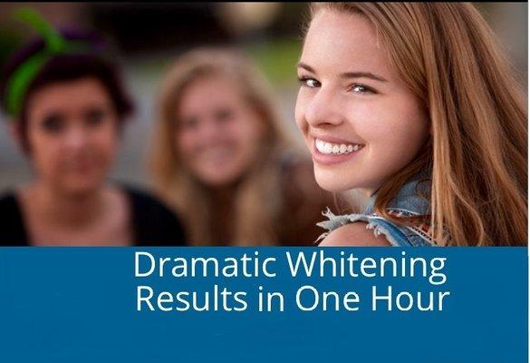 Dramatic whitening results in one hour, http://vermontteethwhitening.com/