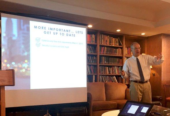 Owner Jim Paolino presenting a Dual Agency CE Course in New York