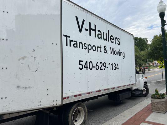 V-haulers transport your way and Moving