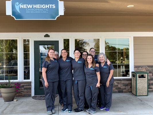 Our awesome team of chiropractors, massage therapists and chiropractic assistants!