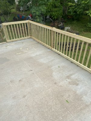 New handrail install