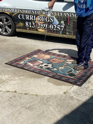 Step 8 - How to Clean a Oriental Rug