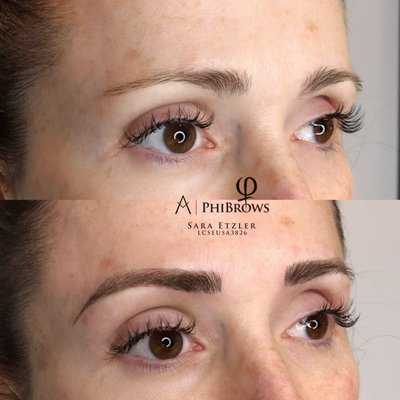 Before and After Microblading