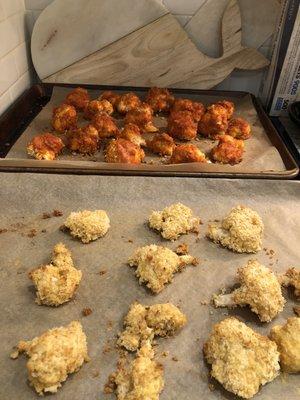 Roasted cauliflower "Buffalo wings"