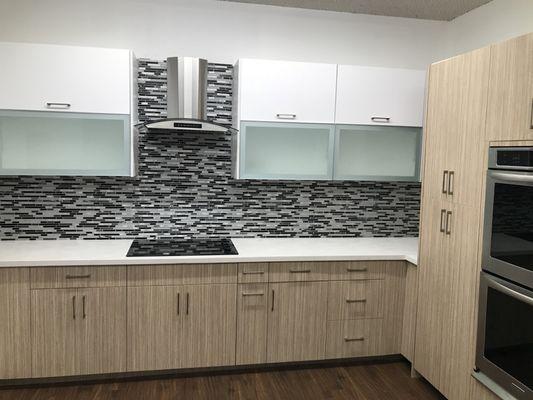 Flat stile cabinets