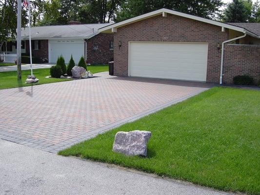 BRICK PAVER DRIVEWAYS