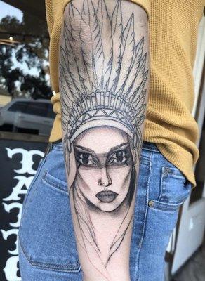 still have one more session on this one, but so far, amazing work. Done by Chloe