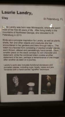 Write up about  Laurie Landry