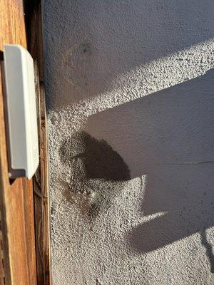 Couple of small lath & Stucco repairs after electric panel