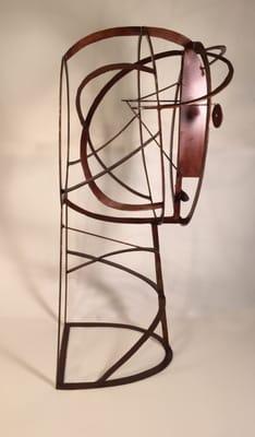 MAN Sculpture in Plasma-Cut Steel by Richard Downs.