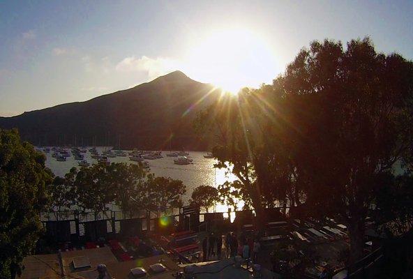 The sun sets on a DRYC Catalina evening