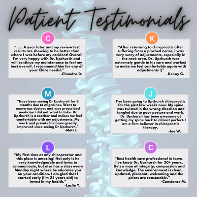 Patient Testimonials!