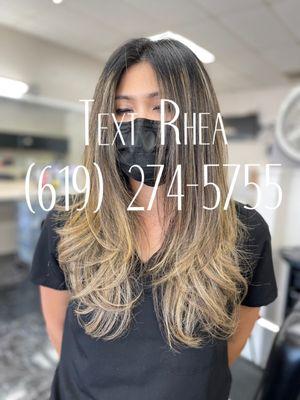 Hair by Rhea  Instagram @urstylist