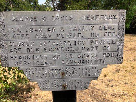 Sign at the entrance