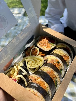 Spicy Pork Kimbap (12.50)