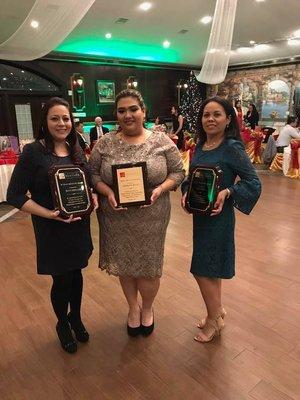 congratulations to Ruth, Gina, and Edith 2017